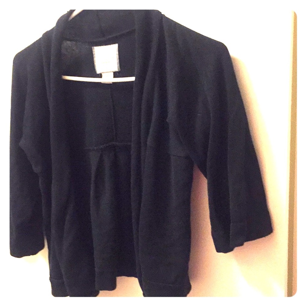 Black cardigan